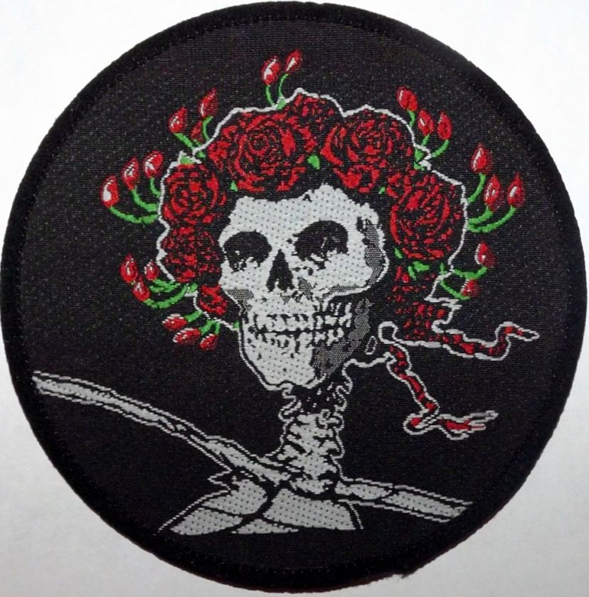 GRATEFUL DEAD Rare Original Woven Sew On Patch Unused 1990`s  