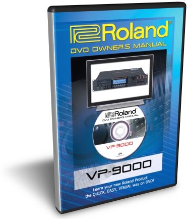 Roland VP 9000 DVD Training Tutorial Manual Help  