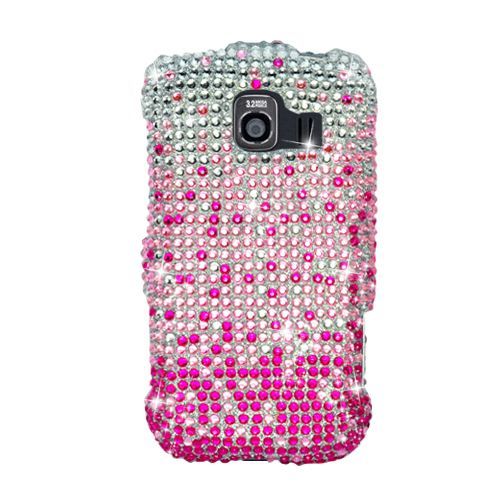 RHINESTONE Bling FADE to PINK Full DIAMOND Protector Cover for LG 