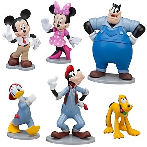 Disney MICKEY MOUSE CLUBHOUSE Cake Toppers Play Set NEW  