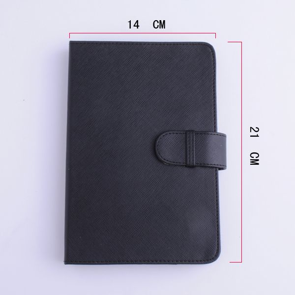 Faux leather bag sleeve case for 7 Ebook reader Tablet  