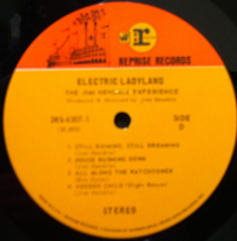 LP JIMI HENDRIX electric ladyland 2 Tone VG  1s/1s  