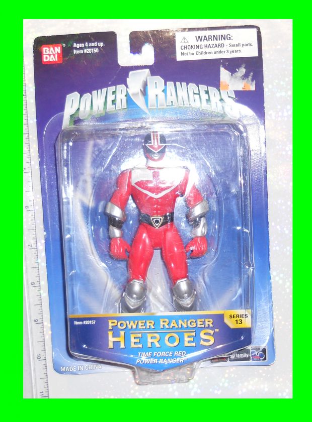   Power Rangers Time Force Heroes Series 13 Red Figure Ranger Heros