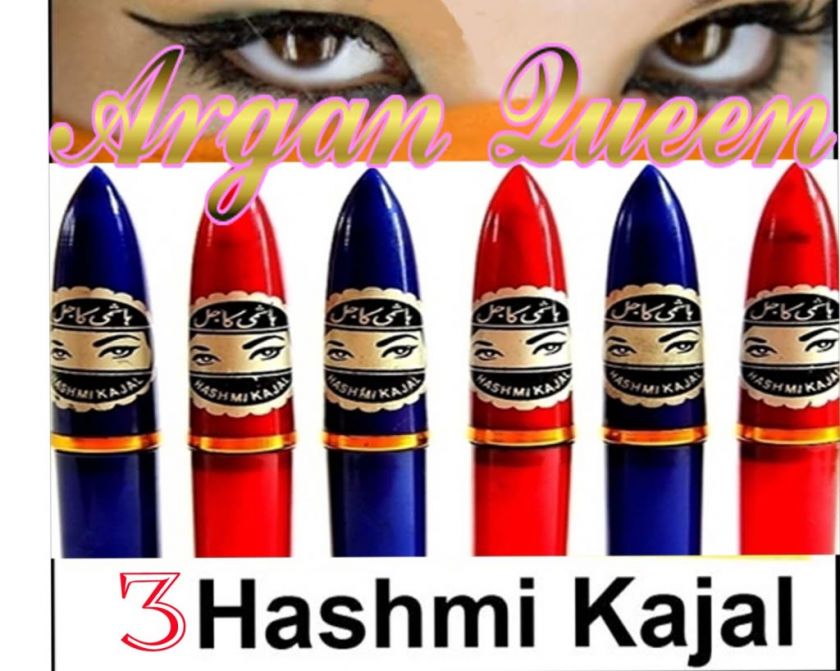 3pcs Herbal Hashmi Kajal Black Eye Liner Kohl Dry Stick  