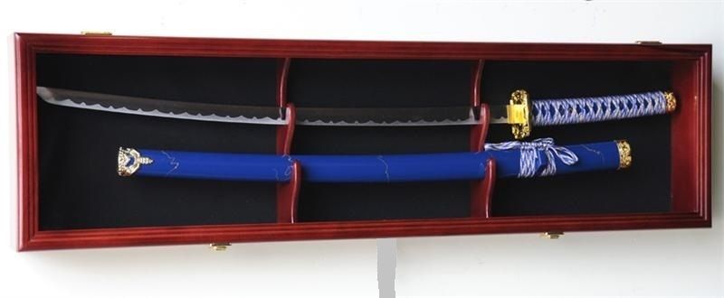 Samurai Ninja Katana Japanese Sword Display Case Rack  