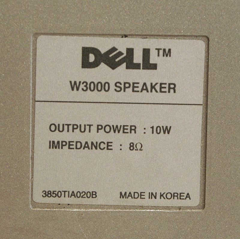 Genuine Dell W3000 30 LCD TV Silver Speakers +Hardware  