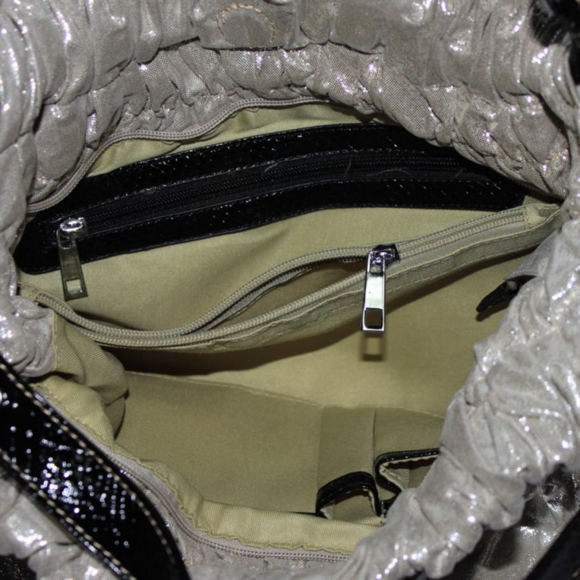 New Metallic Lame Bag Purse Hobo Shoulder Shopper Tote  