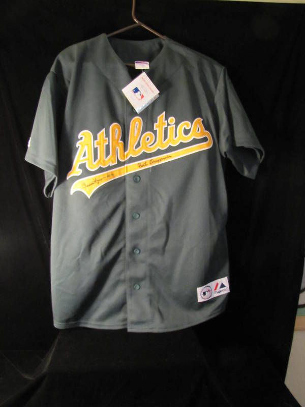 OAKLAND As Rollie Fingers HofF92 Signed Jersey ~ L@@K  