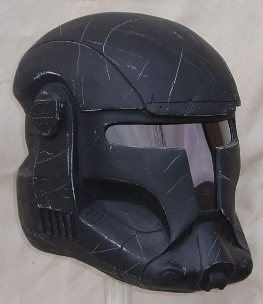 Rare Star Wars Commando Forces Fighter helmet wired  